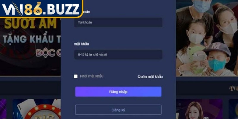 Mở trang chủ VN86 qua trình duyệt để bắt đầu thao tác