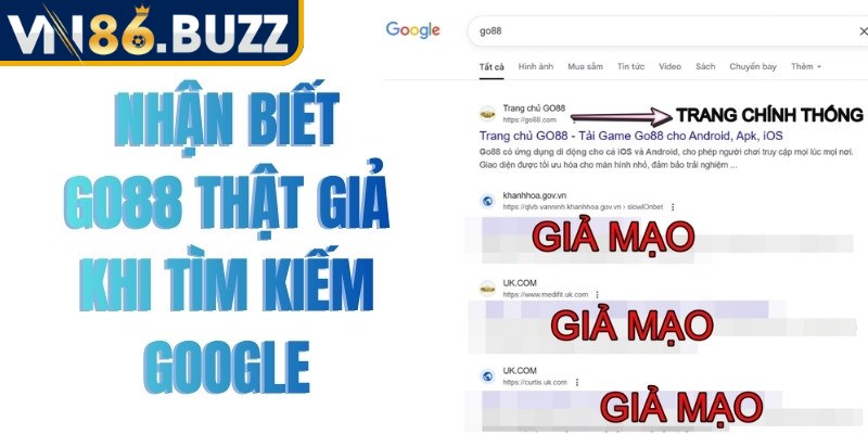 Nhận Diện Go88 Giả Mạo Và Cách Phòng Tránh Cho Người Dùng 1 Link truy cập lạ là dấu hiệu đầu tiên để nhận diện Go88 giả mạo